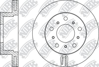 RN1490 NiBK Тормозной диск