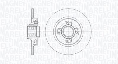 361302040823 MAGNETI MARELLI Тормозной диск