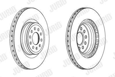 562908JC JURID Тормозной диск