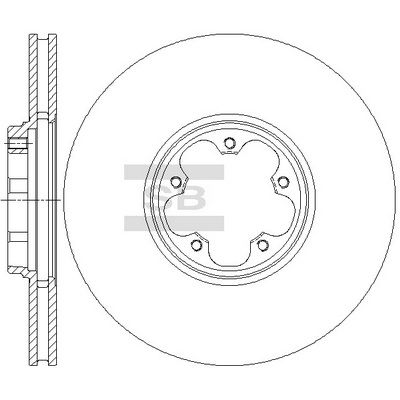 SD5331 Hi-Q Тормозной диск