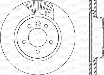 BDR225120 OPEN PARTS Тормозной диск