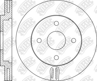 RN1759 NiBK Тормозной диск