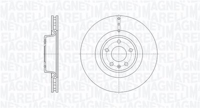 361302040670 MAGNETI MARELLI Тормозной диск