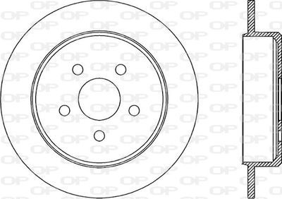 BDR197110 OPEN PARTS Тормозной диск