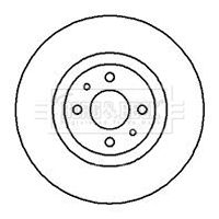 BBD4981 BORG & BECK Тормозной диск