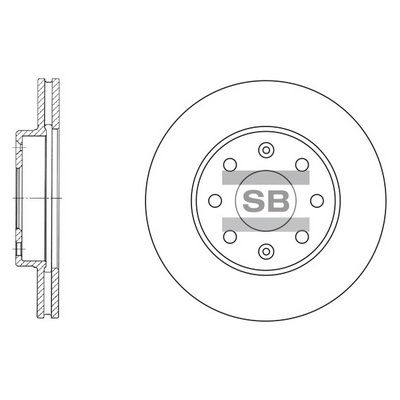 SD3001 Hi-Q Тормозной диск