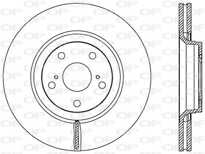 BDR252520 OPEN PARTS Тормозной диск