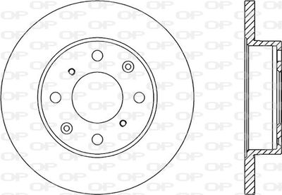 BDR105010 OPEN PARTS Тормозной диск