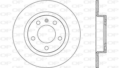 BDA264910 OPEN PARTS Тормозной диск