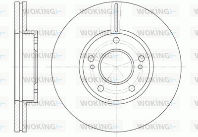 D693710 WOKING Тормозной диск