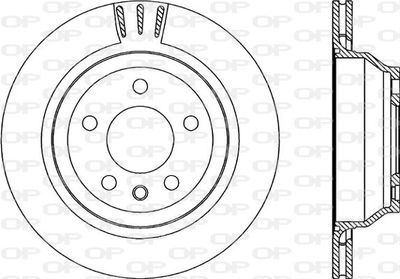 BDA222020 OPEN PARTS Тормозной диск