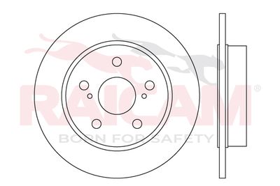 RD01597 RAICAM Тормозной диск
