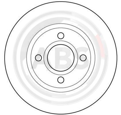 16075 A.B.S. Тормозной диск