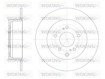 D6124500 WOKING Тормозной диск