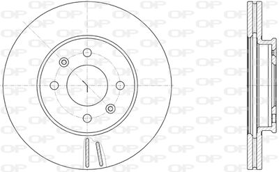 BDA283120 OPEN PARTS Тормозной диск