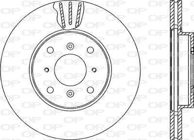 BDA226520 OPEN PARTS Тормозной диск