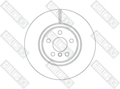 6067495 GIRLING Тормозной диск