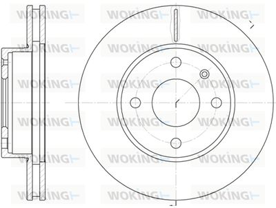 D621510 WOKING Тормозной диск