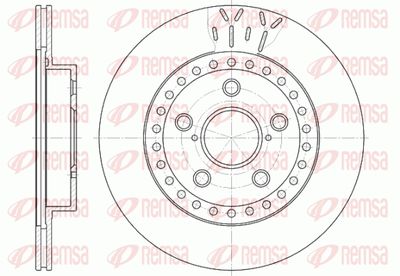 656110 REMSA Тормозной диск