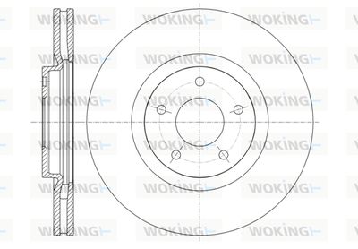 D6134910 WOKING Тормозной диск