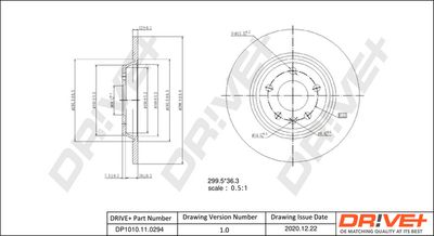 DP1010110294 Dr!ve+ Тормозной диск