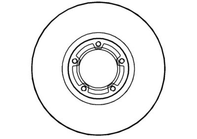 NBD305 NATIONAL Тормозной диск
