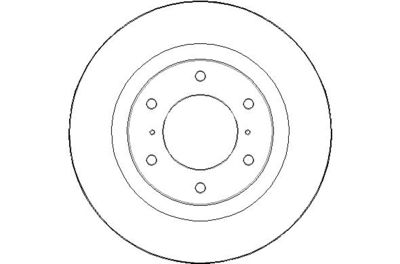 NBD1800 NATIONAL Тормозной диск