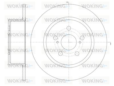 D687800 WOKING Тормозной диск
