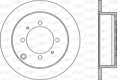 BDR189510 OPEN PARTS Тормозной диск