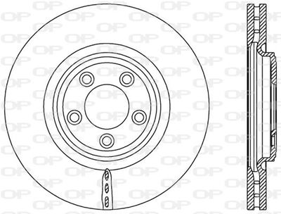 BDR257720 OPEN PARTS Тормозной диск