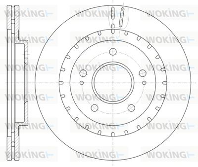 D6113710 WOKING Тормозной диск