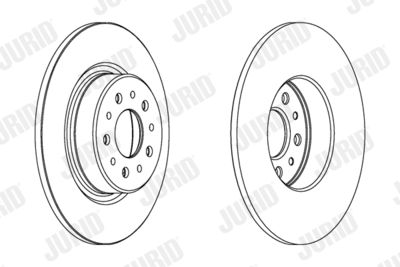 562275J JURID Тормозной диск