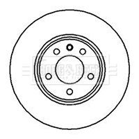 BBD4959 BORG & BECK Тормозной диск