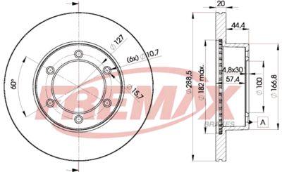 BD5190 FREMAX Тормозной диск