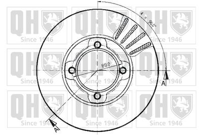 BDC4582 QUINTON HAZELL Тормозной диск