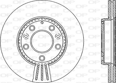 BDR213520 OPEN PARTS Тормозной диск