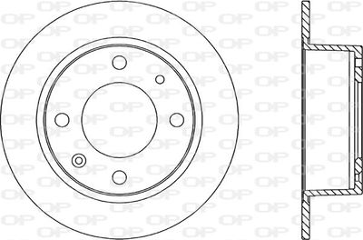 BDR110410 OPEN PARTS Тормозной диск