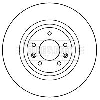 BBD4706 BORG & BECK Тормозной диск