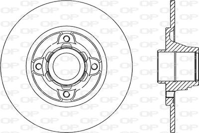 BDR146010 OPEN PARTS Тормозной диск