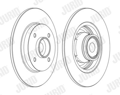 562374J1 JURID Тормозной диск