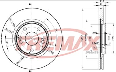 BD4194 FREMAX Тормозной диск