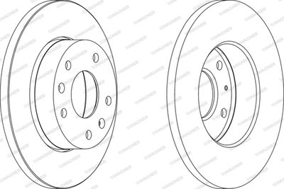 WGR11001 WAGNER Тормозной диск