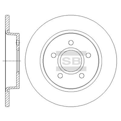 SD5303 Hi-Q Тормозной диск