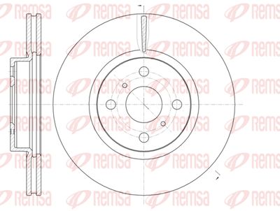 6100610 REMSA Тормозной диск