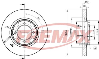 BD3264 FREMAX Тормозной диск