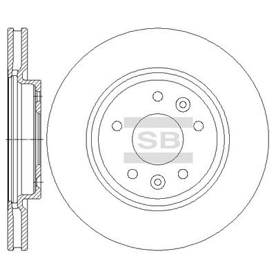 SD4251 Hi-Q Тормозной диск