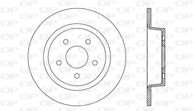 BDR263510 OPEN PARTS Тормозной диск