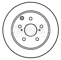 BBD4771 BORG & BECK Тормозной диск