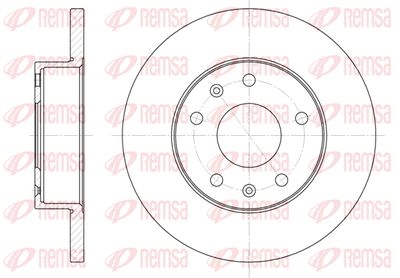 672100 REMSA Тормозной диск