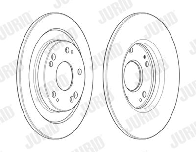 563128JC JURID Тормозной диск